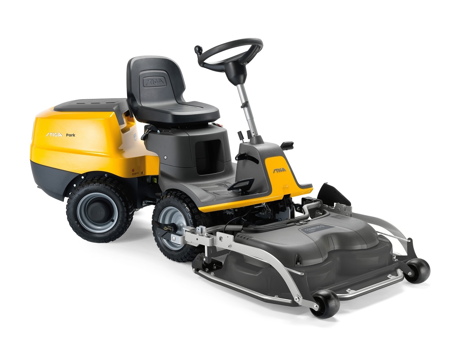o1 Stiga Park 300 Frontmäher mit Mähwerk Combi 95 Q – Bild 1